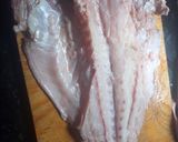 Foto del paso 1 de la receta: Corvina Rellena al horno con papas y salsa blanca