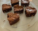 Φωτογραφία βήματος 9 της συνταγής Brownies με peanut-butter chocolate chips - Αγίου Βαλεντίνου ❤️
