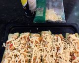 Foto del paso 4 de la receta: Rápida y deliciosa receta de zapallito italiano relleno con carne de pavo saludable!