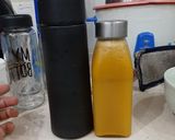 Hình bước làm 4 của món Nước ép táo bí đỏ