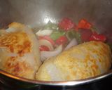 Foto del paso 5 de la receta: Calamares rellenos con guarnición de almejas y gambas