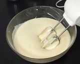 A picture of step 3 of New Year chocolate Cake 2023.