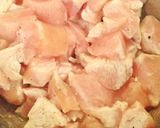 Foto del paso 2 de la receta: Espaguetis salsa alfredo con pollo y champiñones