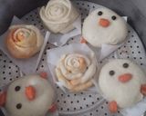 Foto langkah ke 7 dari resep Bakpao No Mixer Isi Ayam Kecap dan Selai Cokelat.