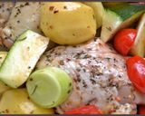 Irsai serpenyős csirkecombok recept fázis 2 fotója