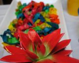A picture of step 20 of Rainbow spaghetti/pasta#familyfriendly.