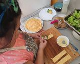 A picture of step 5 of Egg Salad Rolls.