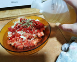 Foto del paso 6 de la receta: Ensalada tibia de salmón y anchoa