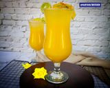 A picture of step 2 of Mango sangria.