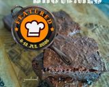Gambar langkah 5 resipi 4 Ingredient Brownies.