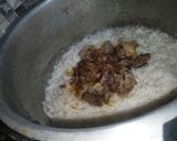 A picture of step 6 of Kabli pulao.