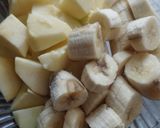 عکس مرحله 1 از دستور اسموتی سیب و موز🍎🍌🥛