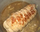 Une image de l'étape 2 de Rôti de veau sauce champignons de Paris.