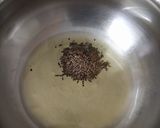 A picture of step 1 of Onion- potato kadhi (punjabi kadhi).