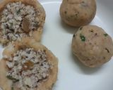 A picture of step 2 of Coconut Stuffed Potato Kachori.