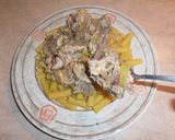 Φωτογραφία βήματος 8 της συνταγής Οι περιπέτειες ενός μοσχαριού κι' ενός κοτόπουλου σε ένα ιταλικό πιάτο (με rigatoni)