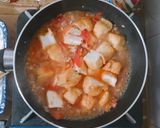 Hình bước làm 2 của món Đậu sốt cà chua