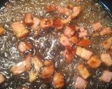 A picture of step 1 of Couscous roasted pine nuts and Ham and Broccoli.