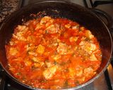 Foto del paso 6 de la receta Pollo y magro con tomate frito natural