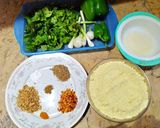 A picture of step 1 of Crispy pakore.