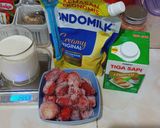 Foto langkah ke 3 dari resep Strawberry Sago.