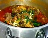 A picture of step 6 of Mutton karahi.