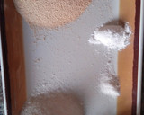 A picture of step 3 of Sinasir chunks with minced meat.