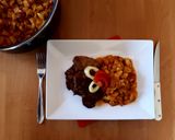Szalonnás lecsós sült tarja recept fázis 9 fotója