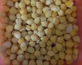 A picture of step 1 of Chana chat.