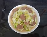 Foto langkah ke 4 dari resep Tumis Sawi Putih Bakso.
