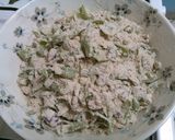 A picture of step 5 of Spinach Thali Peeth.