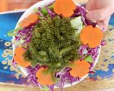Hình bước làm 2 của món Salad rong nho sốt mè rang