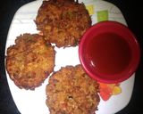 A picture of step 15 of Crispy Maggi donut.
