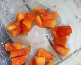 Foto langkah ke 3 dari resep Puding Pepaya Ubi Ungu.