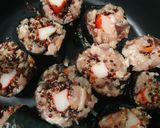 รูปขั้นตอนการทำที่ 2 ของ คีนัวหมูห่อสาหร่าย #ผอมแน่นอน