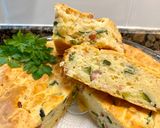 Foto del paso 21 de la receta Pastel salado con queso ricotta, calabacín y bacon