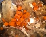 A picture of step 1 of Use-up Double Leftovers Soup.