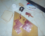 Foto del paso 2 de la receta: Bombitas de jamón rellenas de queso y dátiles