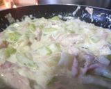 Foto del paso 4 de la receta: Tortellini de 4 Quesos con salsa de calabacín, puerro y Lacón
