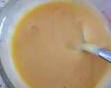 A picture of step 4 of My Banana Custard Cakes and fresh Cream. ❤.
