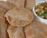 A picture of step 3 of Wheat Flour Masala Puri.