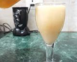 A picture of step 3 of Green tea mango smoothie.