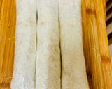 A picture of step 3 of Tortilla Rolls with Ham and Cheese.