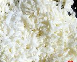 A picture of step 1 of Coconut Laddo.