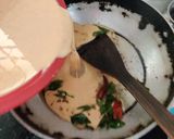 A picture of step 2 of Mango kadhi.