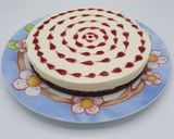Foto del passaggio 22 della ricetta Cheesecake San Valentino con cioccolato bianco e gelée di lamponi