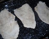 Foto del paso 4 de la receta: Milanesa al horno con panceta, morrón asado, papas fritas