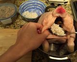 A picture of step 7 of Korean ginseng chicken soup 🥣.