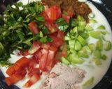 A picture of step 2 of Tomato cucumber raita.