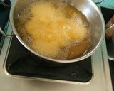 A picture of step 3 of Aalu besan tikki / potato,gram flour fritters.